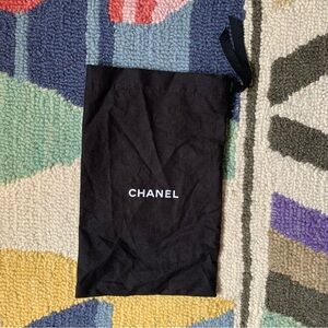 Chanel Black Drawstring Dust Bag